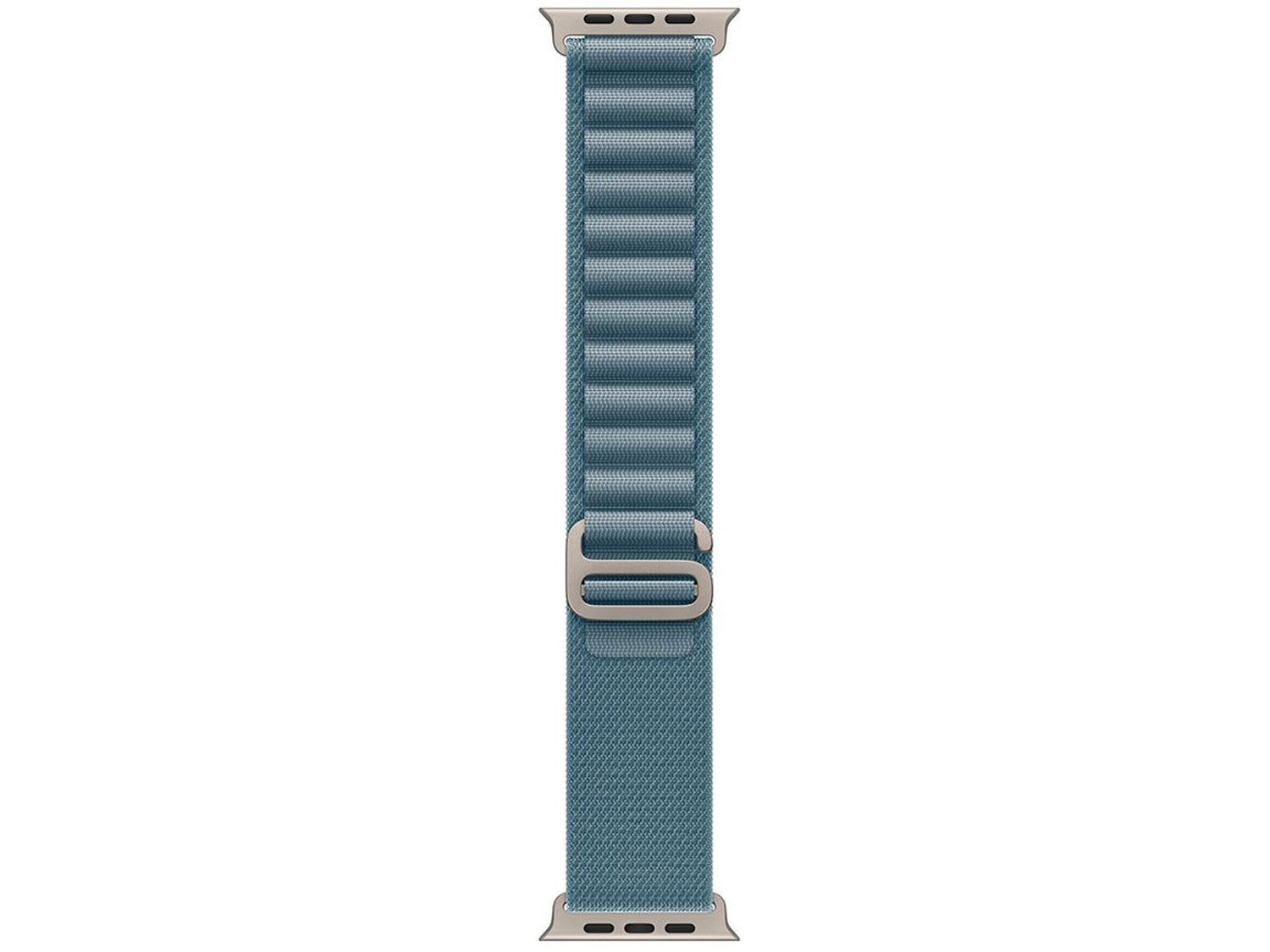 Apple Watch Ultra 3 Cellular 49mm Natural Titanium Case with Light Blue Alpine Loop - Large