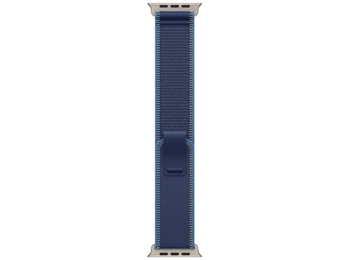 Apple Watch Ultra 3 Cellular 49mm Natural Titanium Case with Blue/Bright Blue Trail Loop - S/M