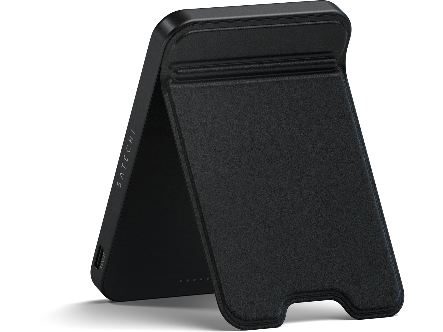 Satechi Qi2 5K Magnetic Power Bank with Stand - Black