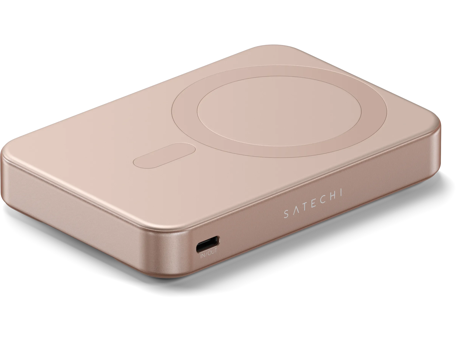 Satechi Qi2 10K Magnetic Power Bank with Stand - Desert Rose