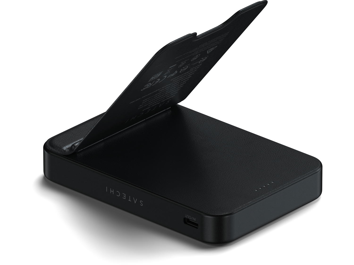 Satechi Qi2 10K Magnetic Power Bank with Stand - Black