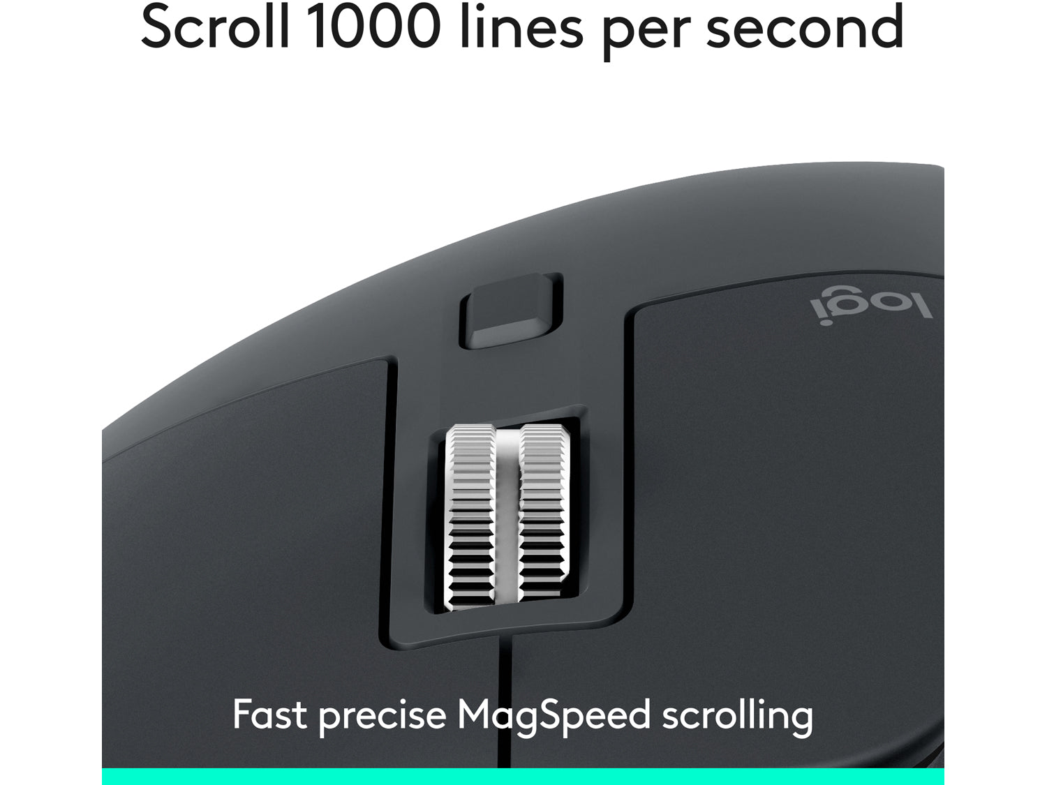 Logitech MX Master 3S Performance Wireless Mouse, GRAPHITE