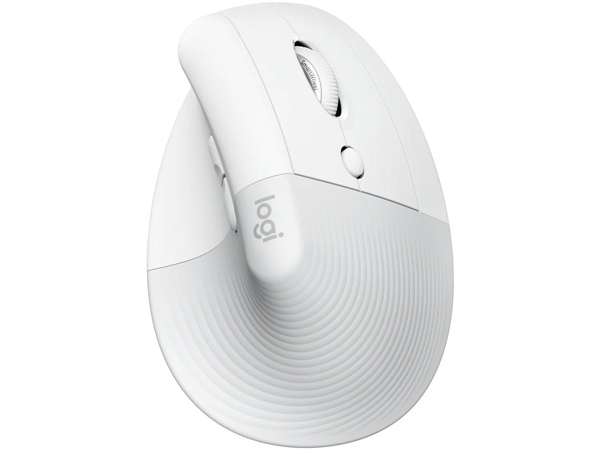 Logitech Lift Vertical Ergonomic Mouse for Business, Off-white