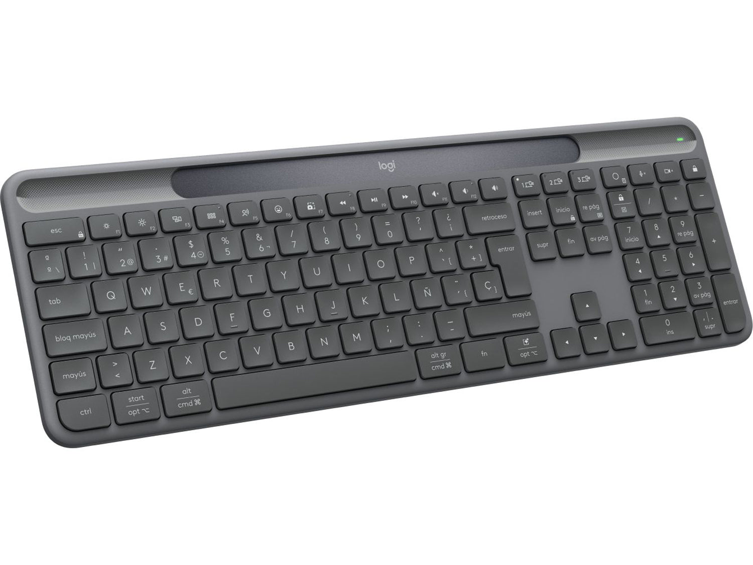 Logitech Signature Slim Solar+ K980 for Business, Graphite