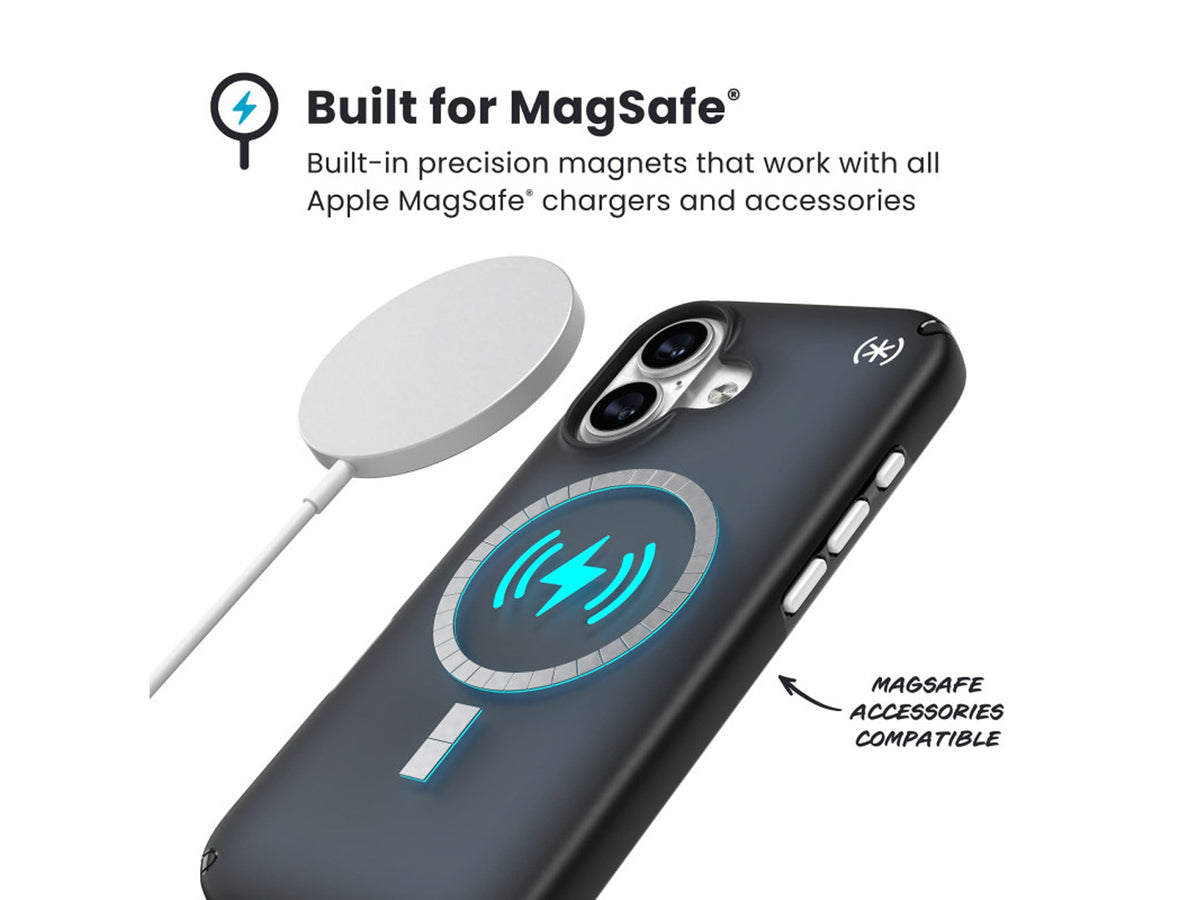 Speck iPhone 17 Presidio LUX +MS Black Fade/Slate Grey/White