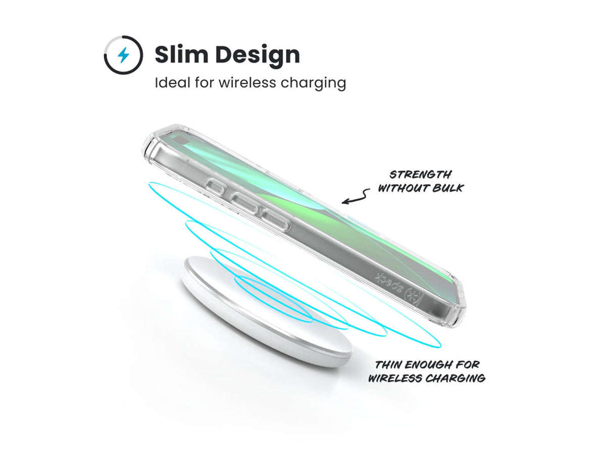 Speck iPhone 17 Presidio Perfect-Clear / Clear /Silver