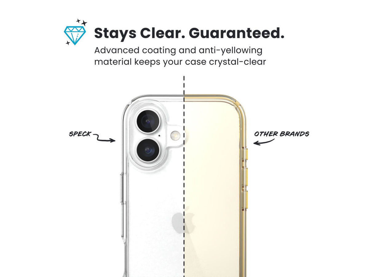 Speck iPhone 17 Presidio Perfect-Clear / Clear /Silver