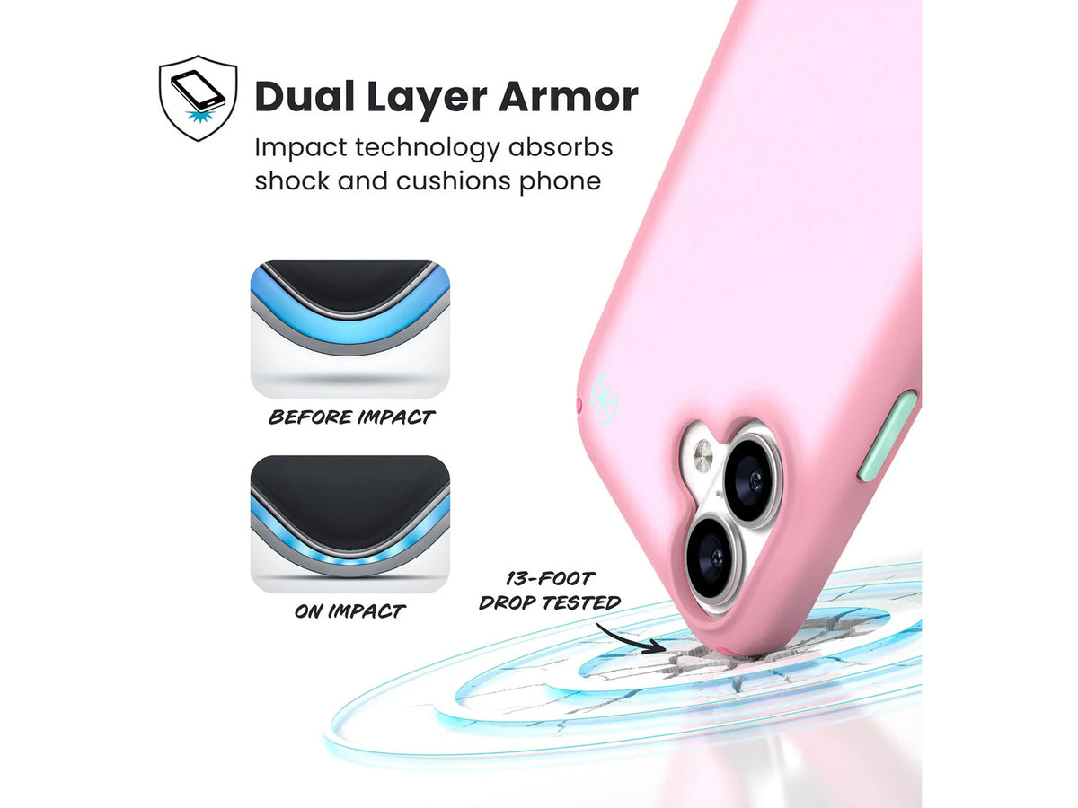 Speck iPhone 17 Presidio LUX +MS Ibis Pink/Dark Ibis/Kanom Green