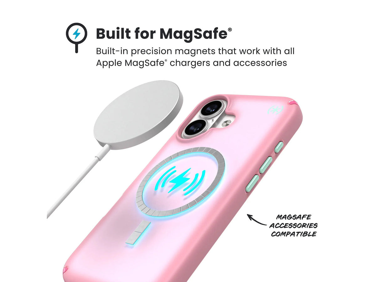 Speck iPhone 17 Presidio LUX +MS Ibis Pink/Dark Ibis/Kanom Green
