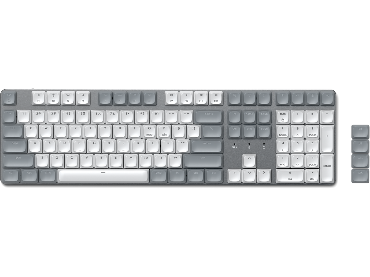 Satechi SM3 Slim Mechanical Backlit Bluetooth Keyboard (Light) - US - Light
