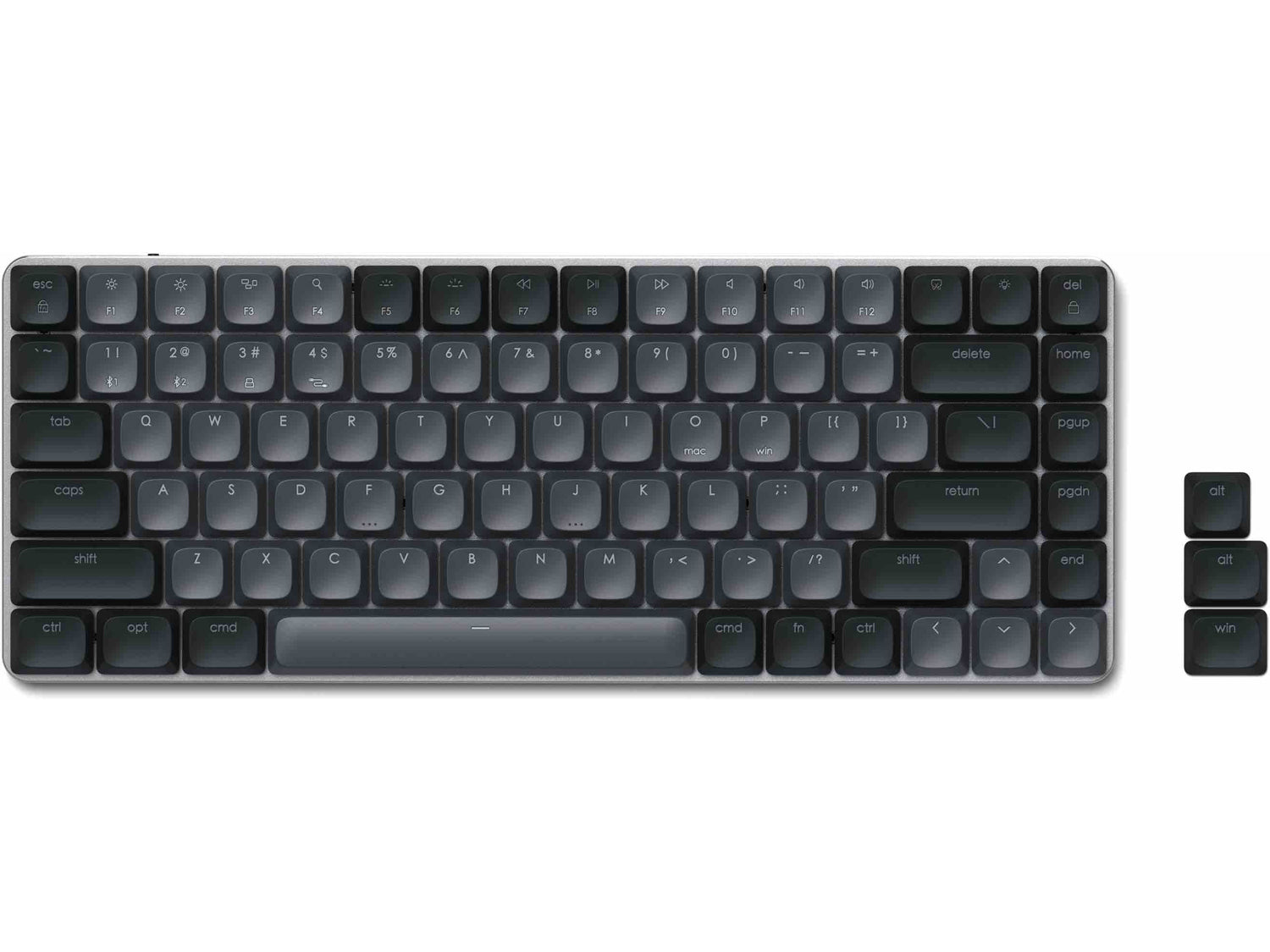 Satechi SM1 Slim (Windows Keycaps - Windows, Left Alt, Right Alt 2.4GHz USB Receiver) - Dark