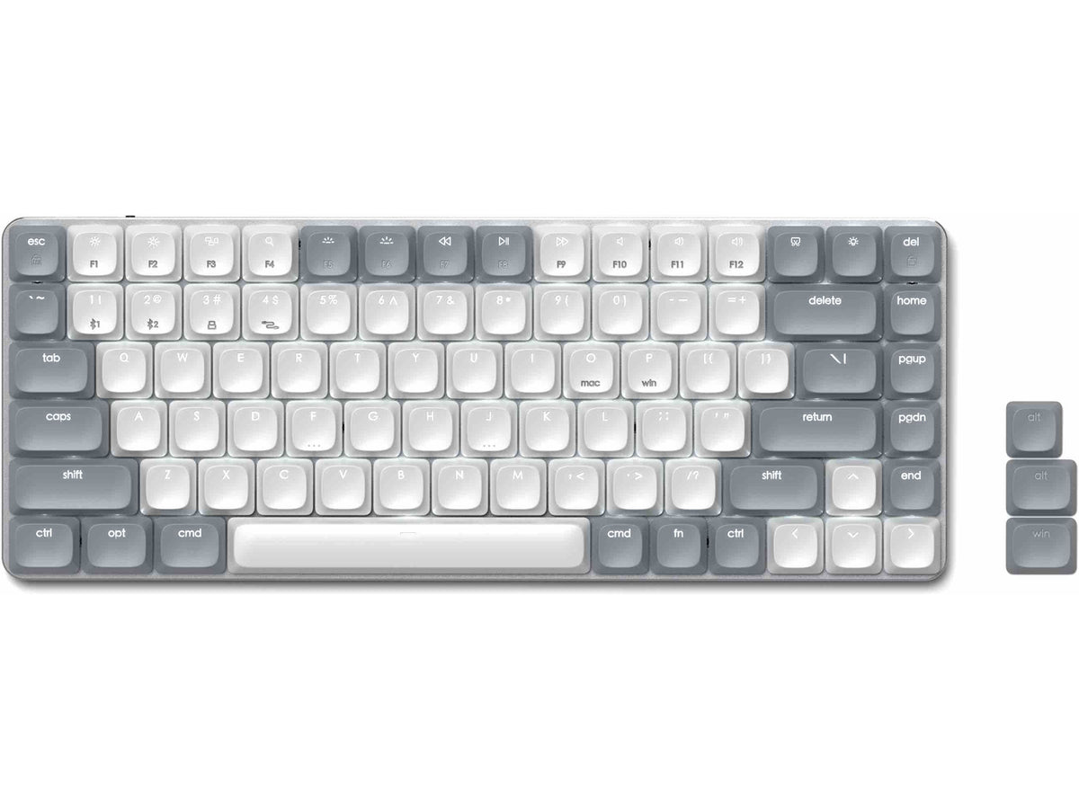Satechi SM1 Slim (Windows Keycaps - Windows, Left Alt, Right Alt 2.4GHz USB Receiver) - Grey/White