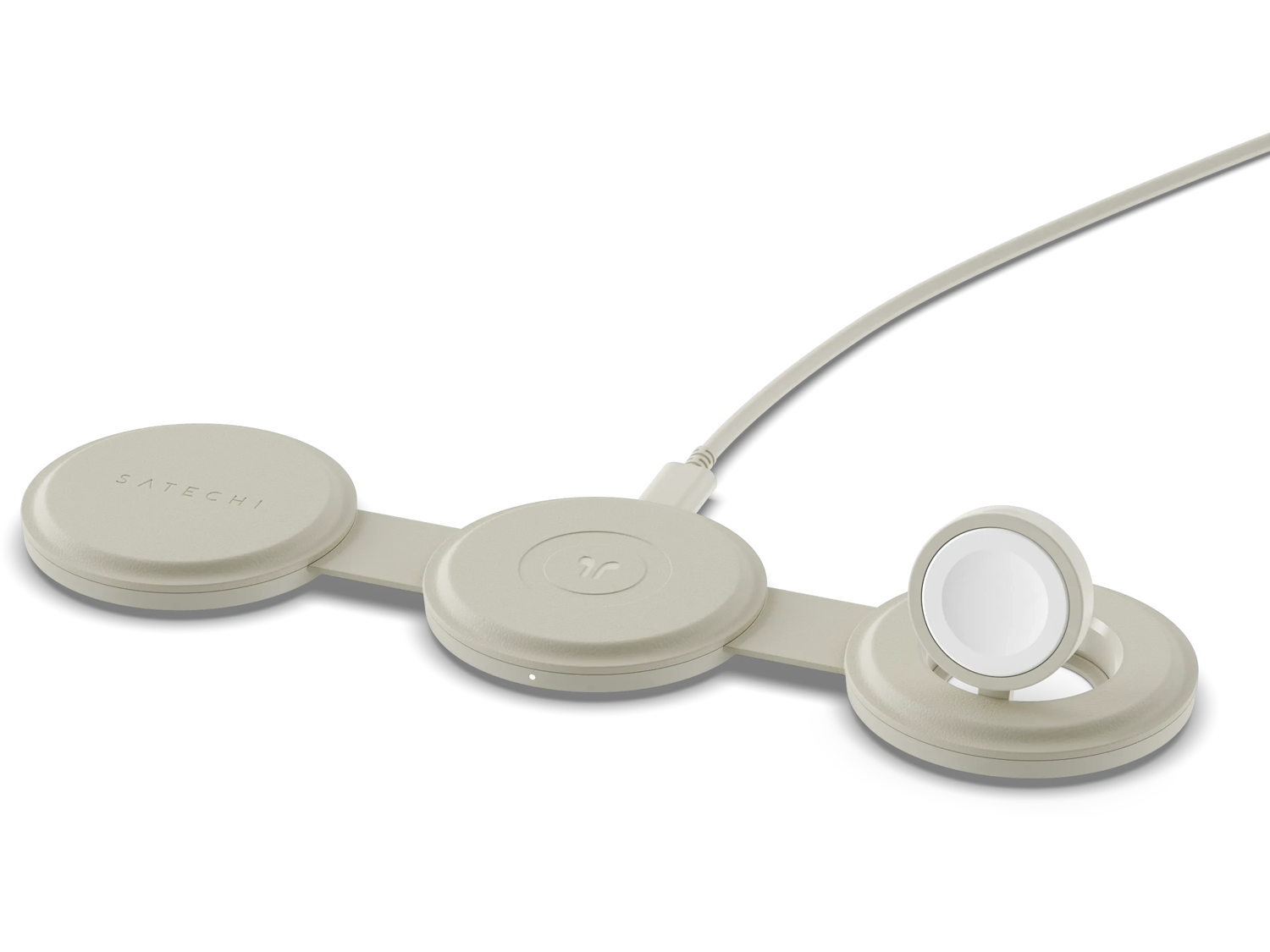 Satechi OntheGo 3-in-1 Wireless Charger - Sand