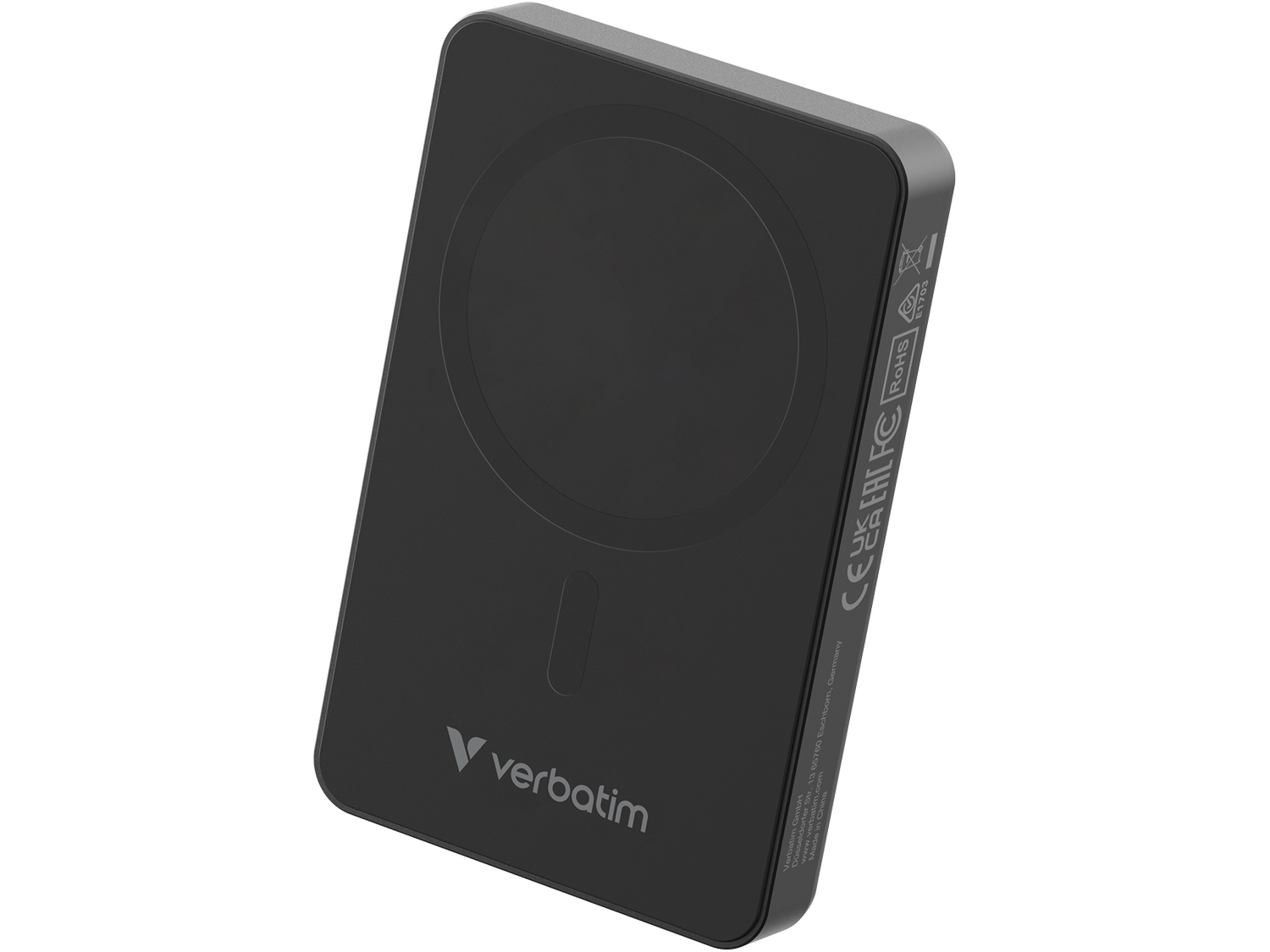 Verbatim Charge ‘n’ Go Essentials Power Bank Magnetic Wireless 10000 mAh, Black