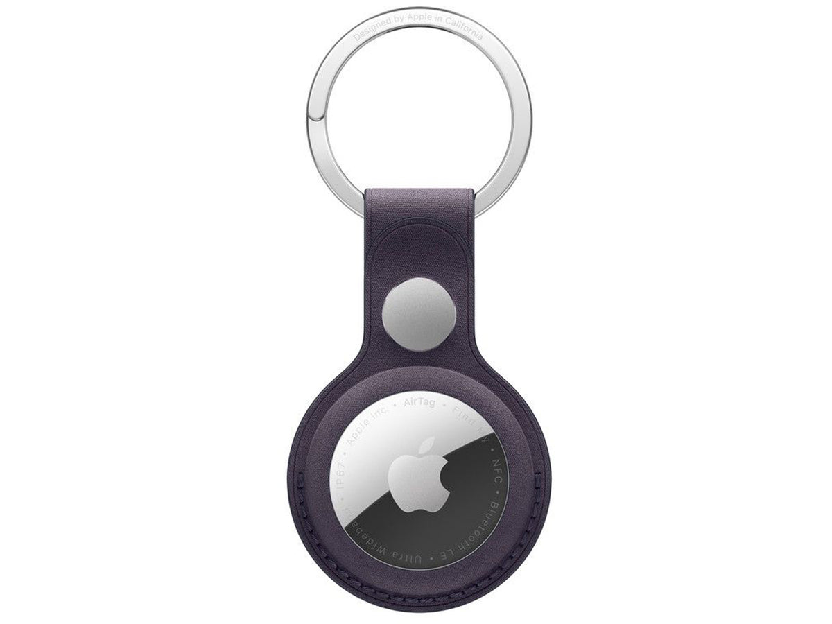 Apple AirTag FineWoven Key Ring - Midnight Purple