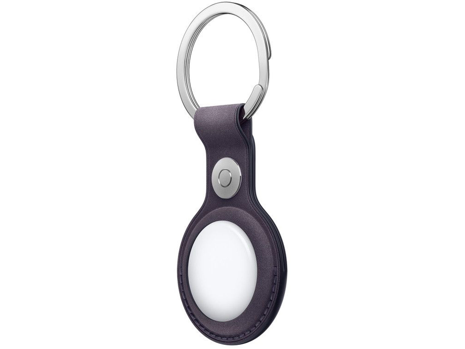 Apple AirTag FineWoven Key Ring - Midnight Purple