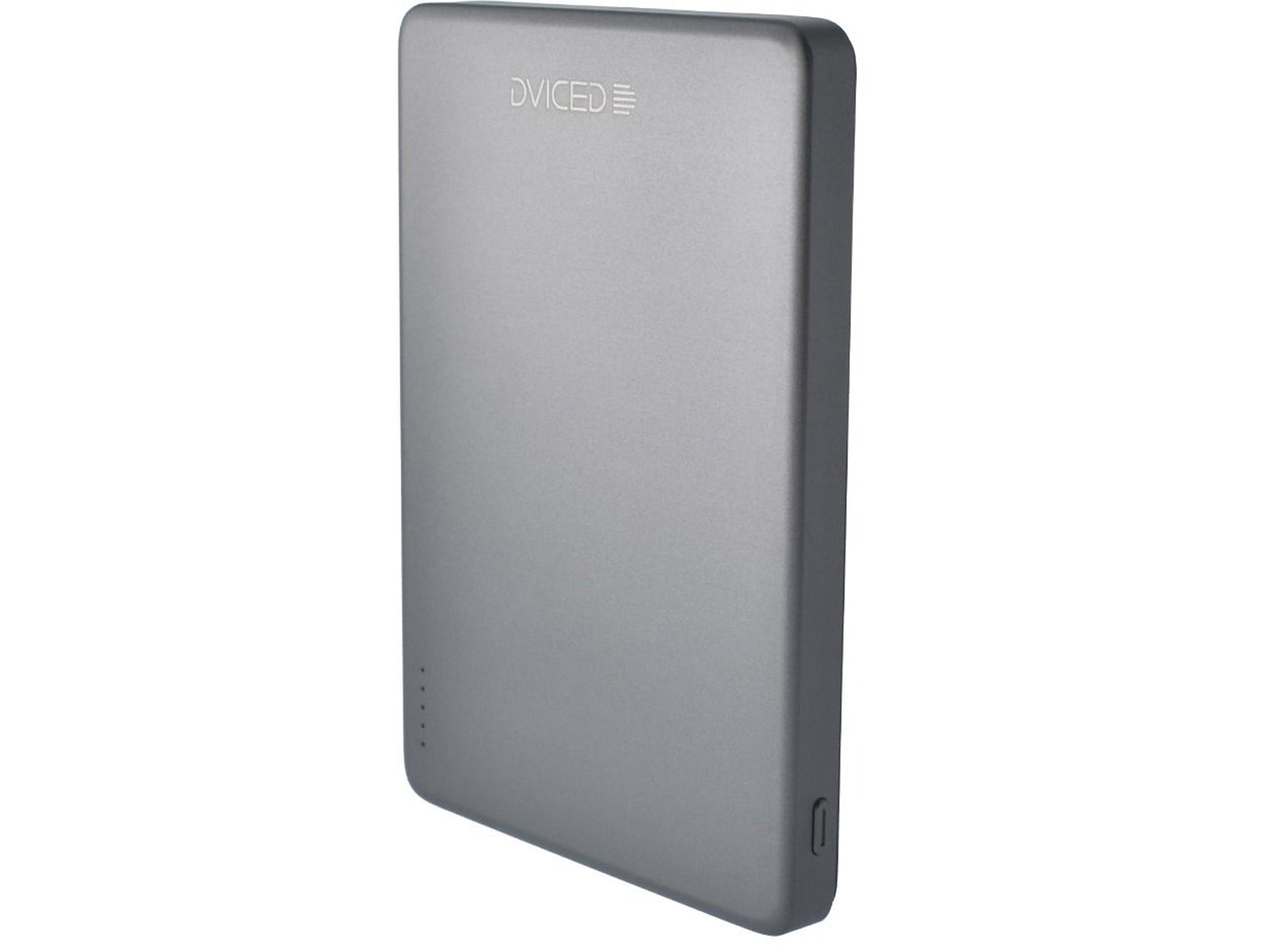 Dviced Qi2 Ultrathin MagSafe Power bank 5000mAh, Black/Grey