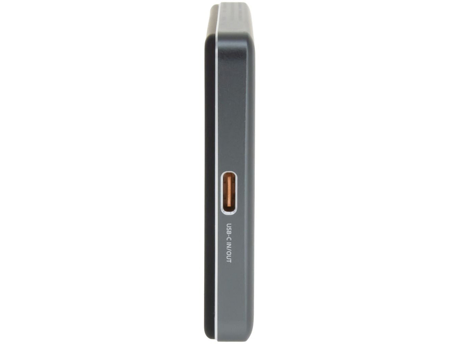 Dviced Qi2 Ultrathin MagSafe Power bank 5000mAh, Black/Grey