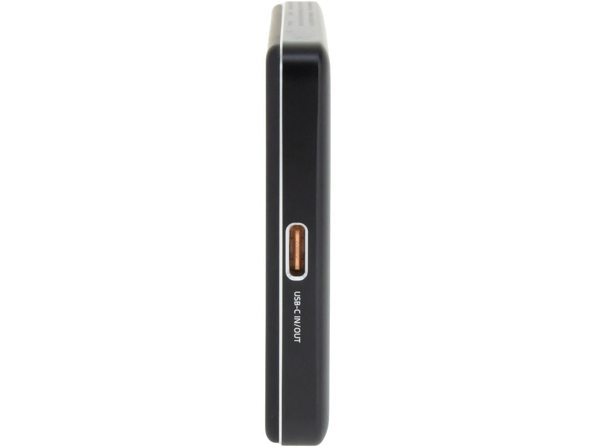 Dviced Qi2 Ultrathin MagSafe Power bank 5000mAh, Black