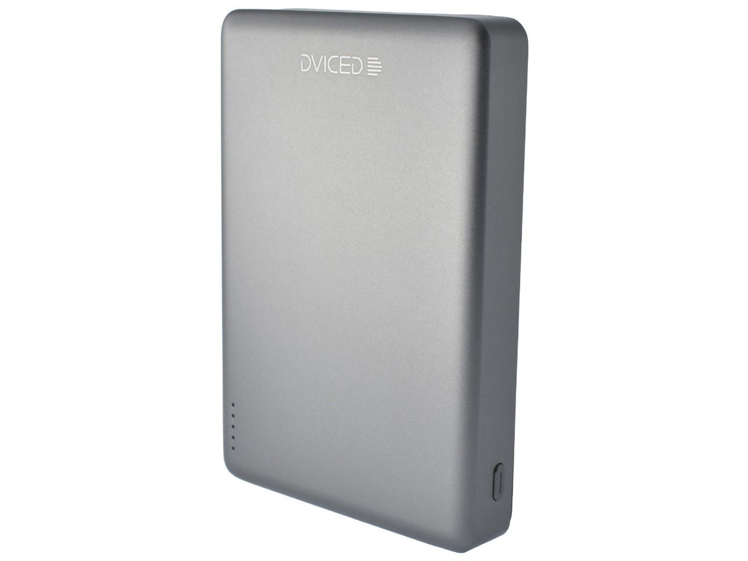 Dviced Qi2 Ultrathin MagSafe Power bank 10000mAh, Black/Grey