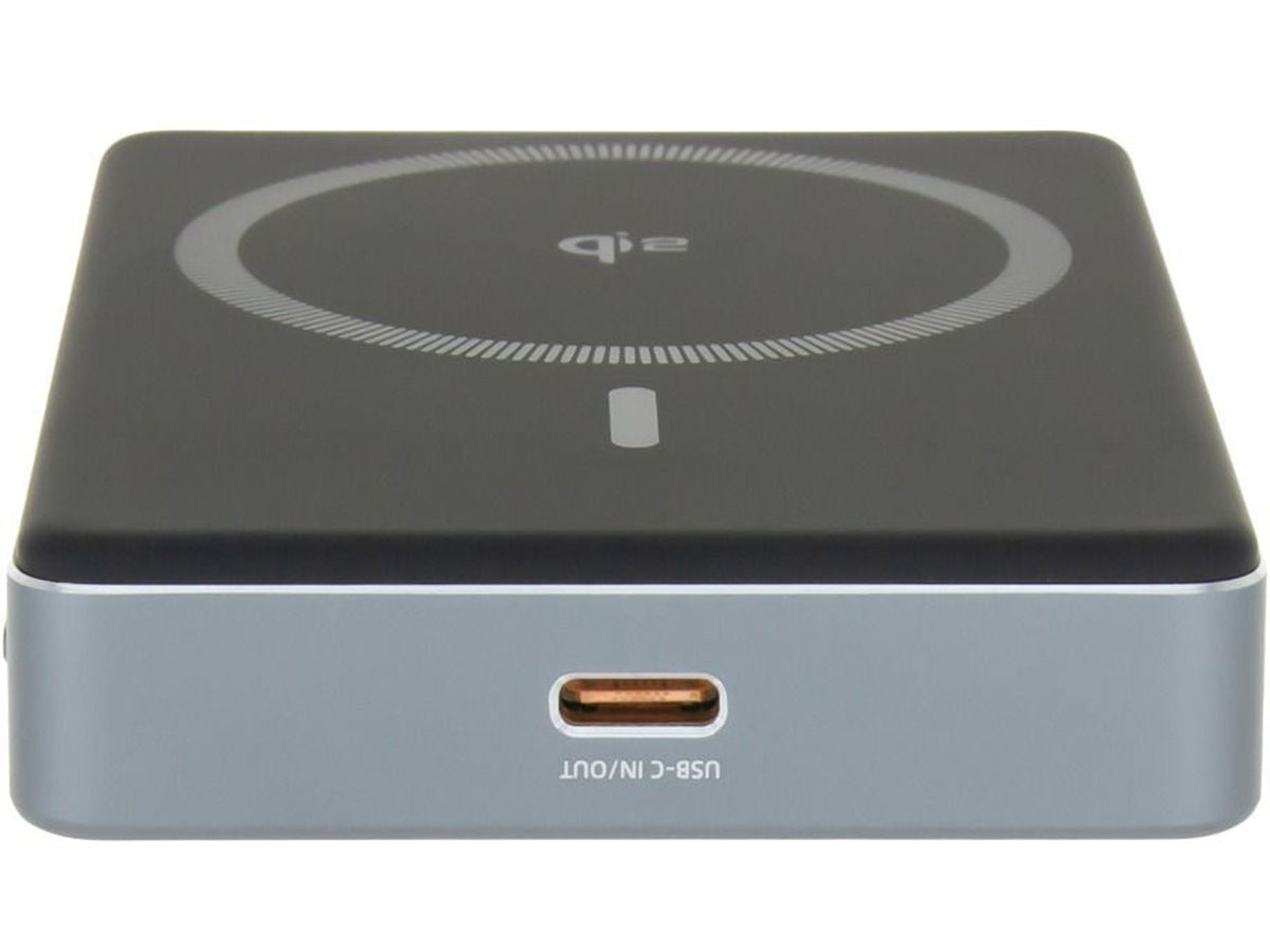 Dviced Qi2 Ultrathin MagSafe Power bank 10000mAh, Black/Grey
