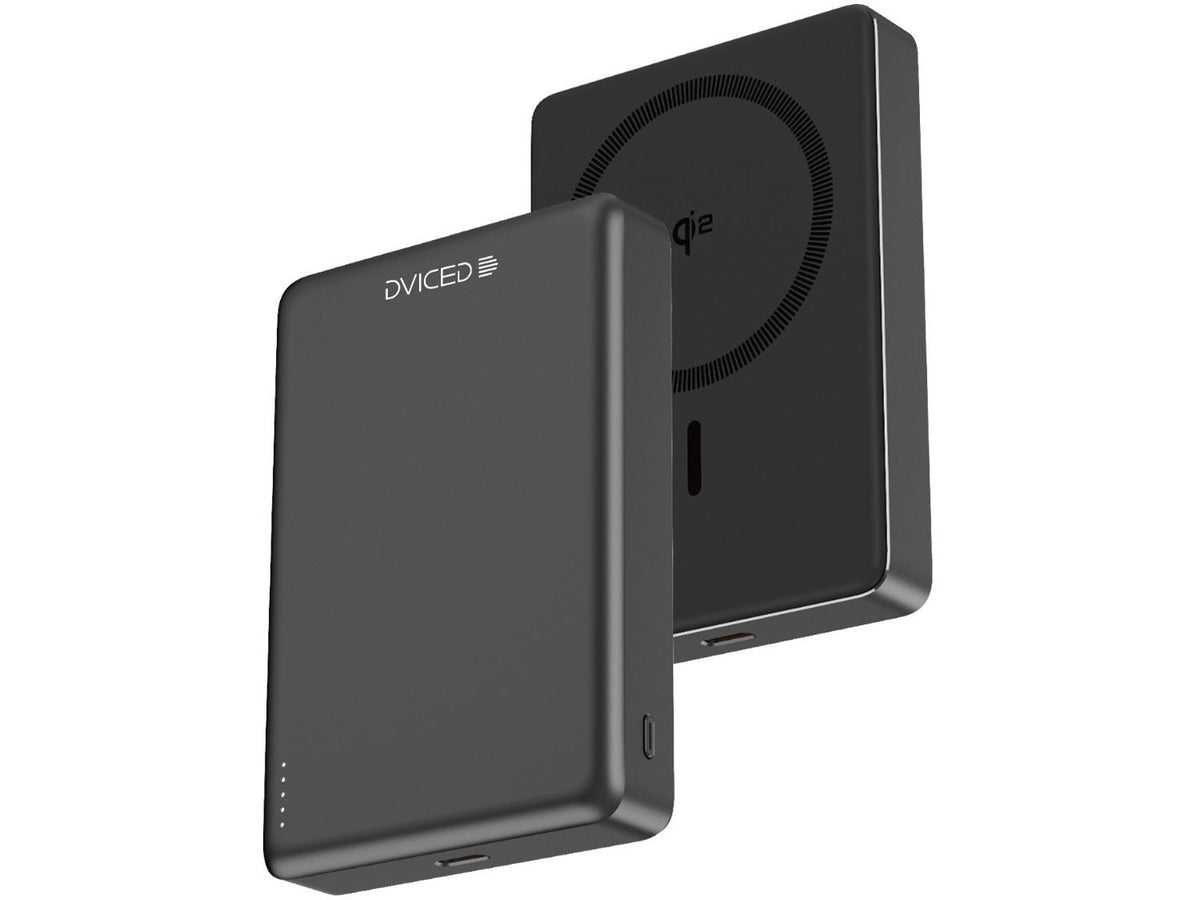 Dviced Qi2 Ultrathin MagSafe Power bank 10000mAh, Black