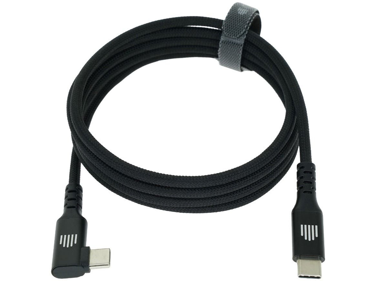 Dviced Angled Braided cable USB-C to USB-C 1.25m