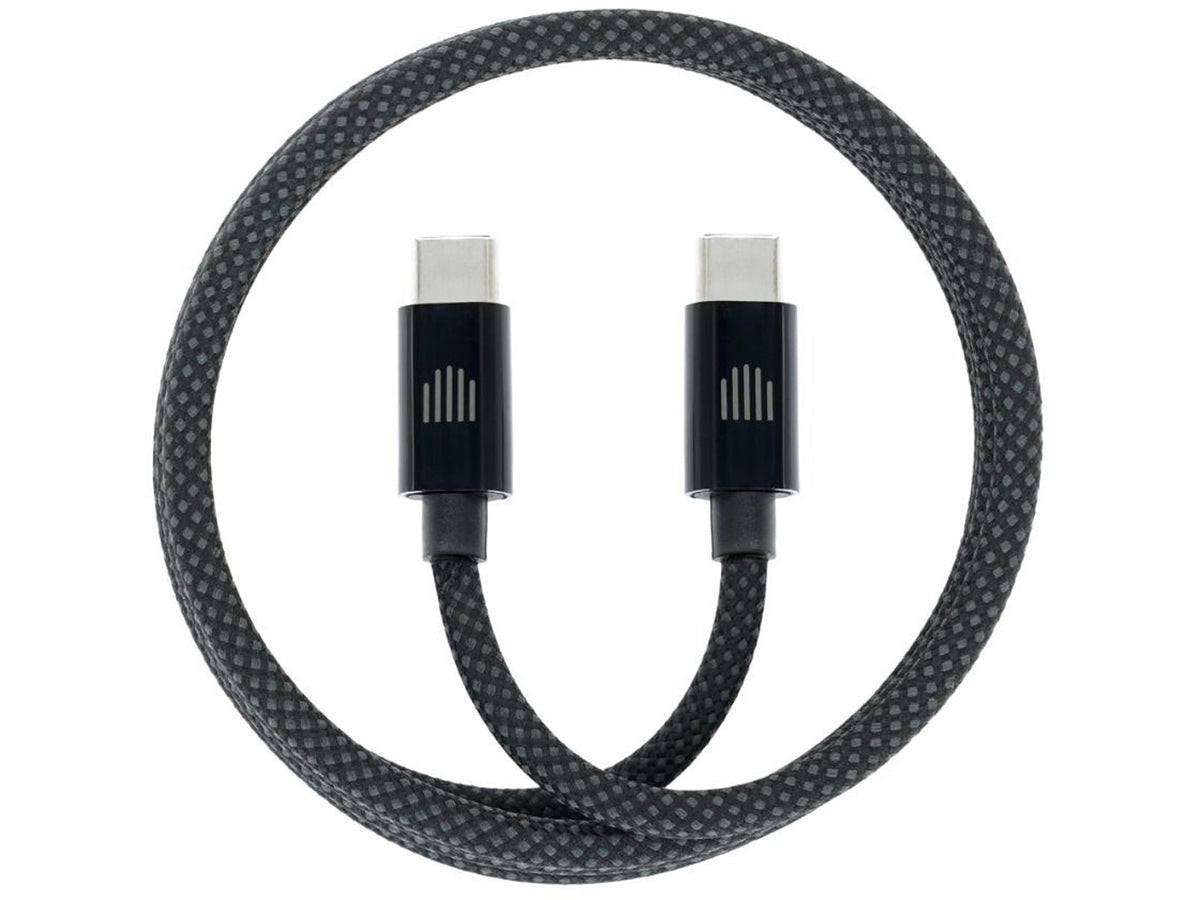 Dviced Magnetic Braided Cable USB-C to USB-C, 1.25m - Dark Grey