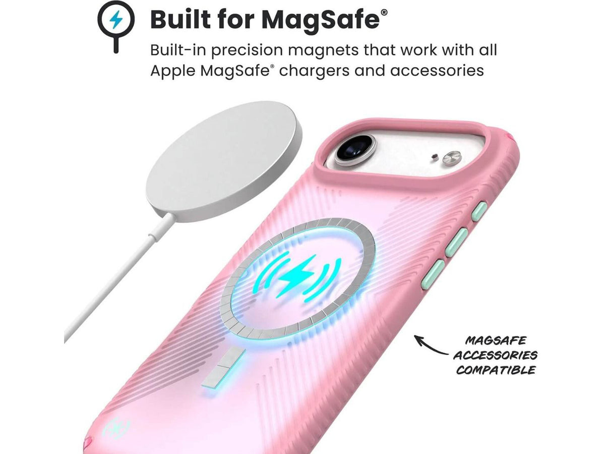 Speck iPhone Air PRESIDIO LUX GRIP + MS IBIS PINK/DARK IBIS/KANOM GREEN