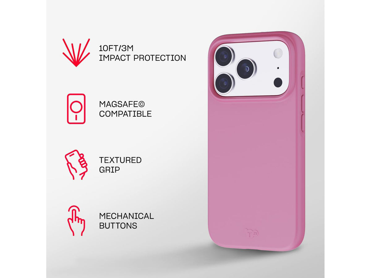 Tech21 iPhone 17 Pro EvoLite w/MagSafe Thrift Pink
