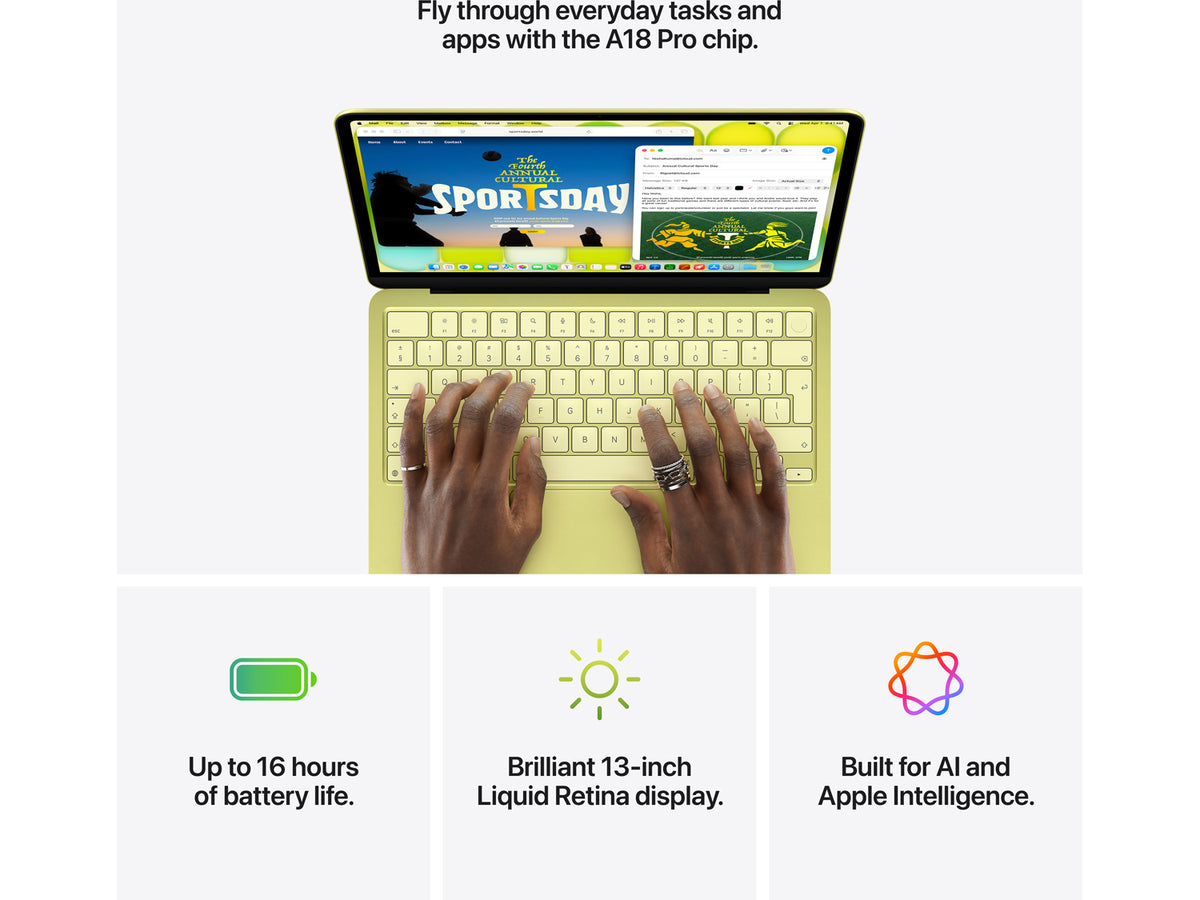 Apple MacBook Neo 13 Citrus