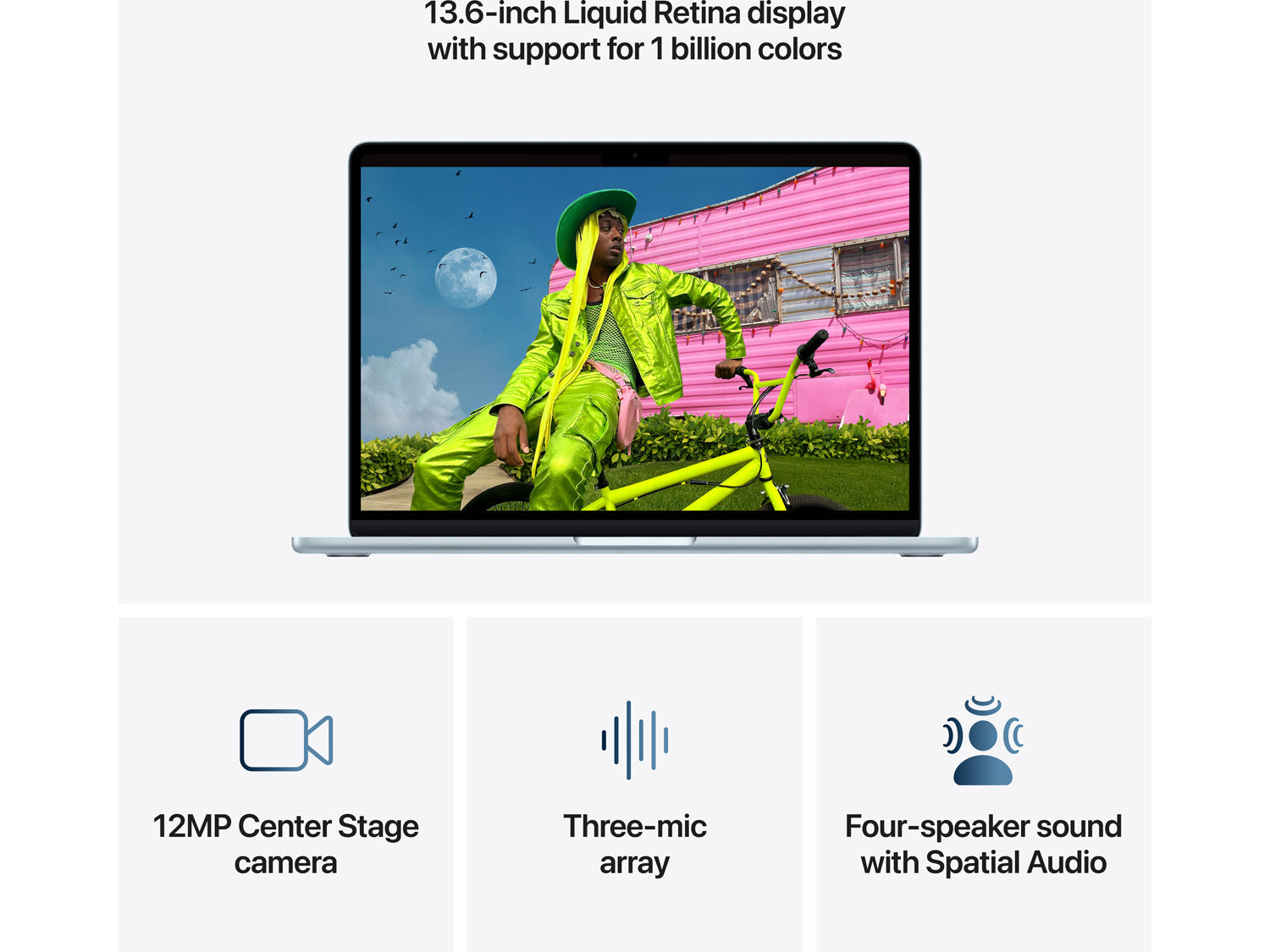 Apple MacBook Air 13.6" M5 Sky Blue