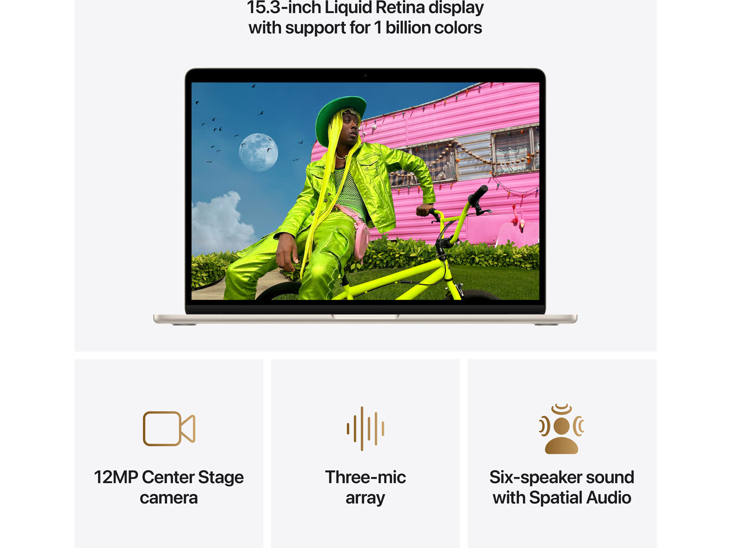 Apple MacBook Air 15.3" M5 Starlight