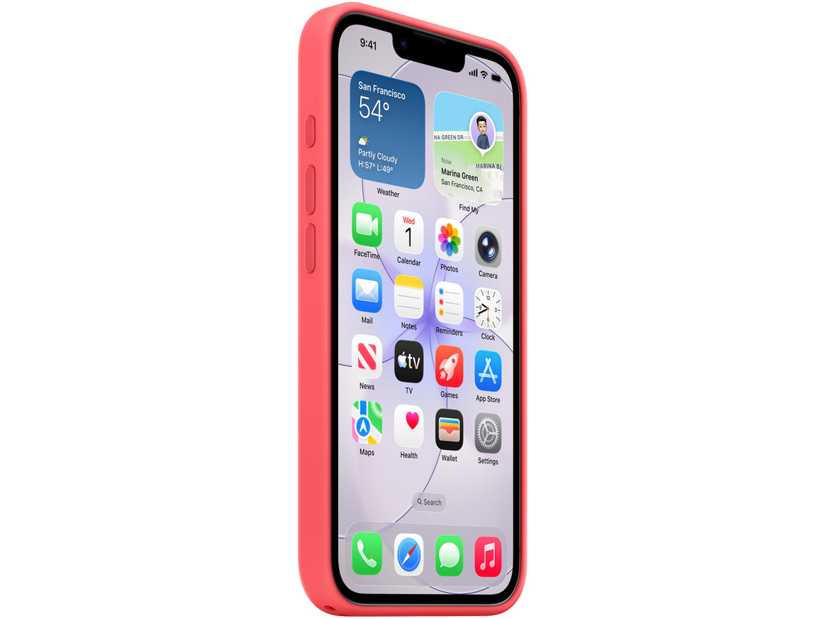 Apple iPhone 17e Silicone Case with MagSafe - Bright Guava