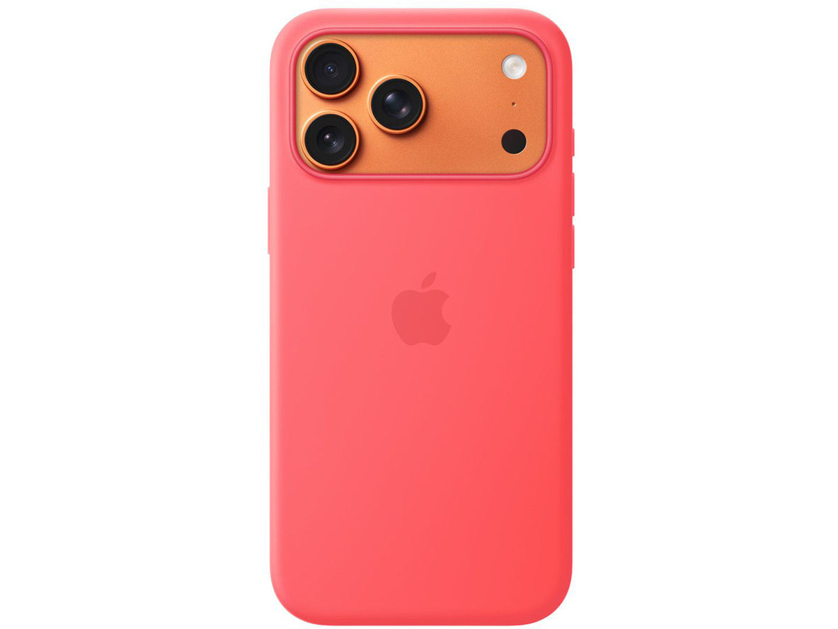 Apple iPhone 17 Pro Max Silicone Case with MagSafe - Bright Guava