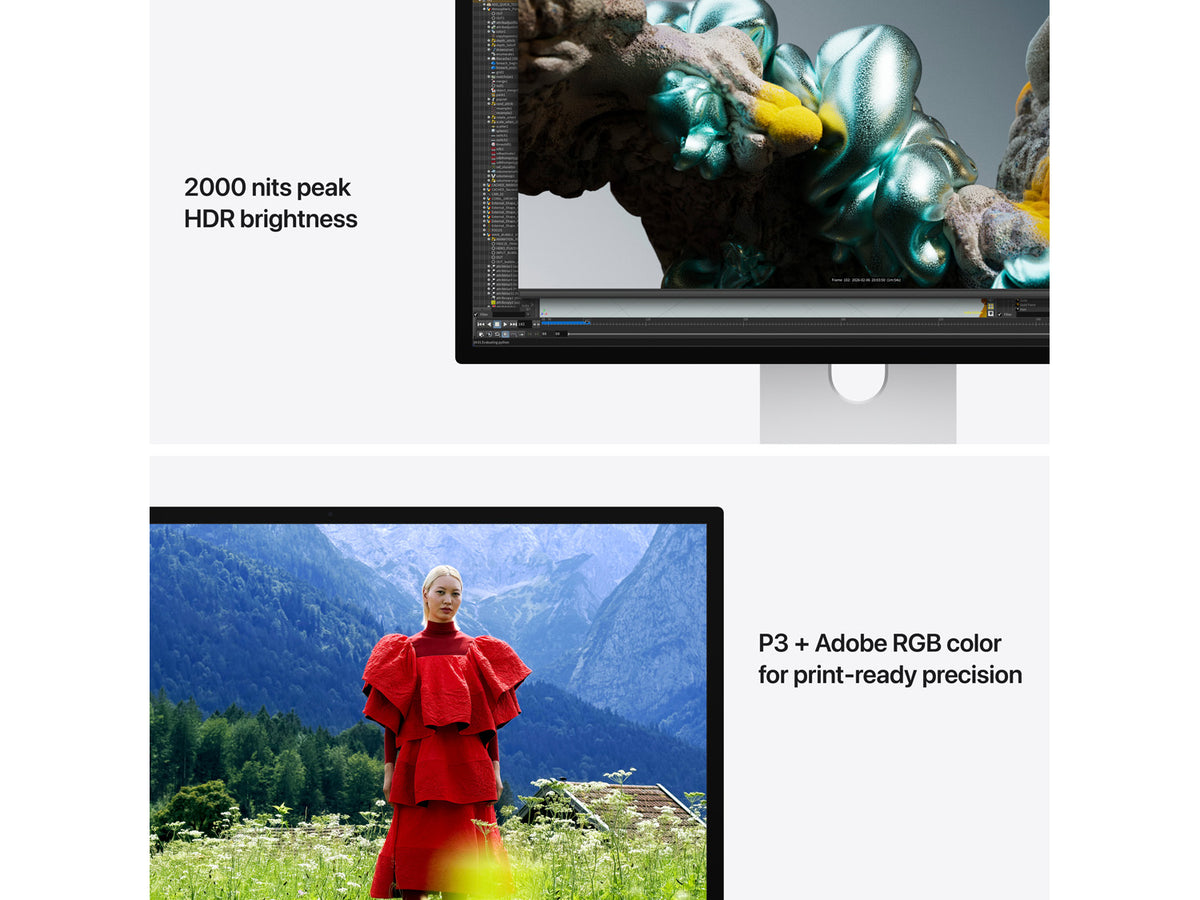 Apple Studio Display XDR - Standard Glass - Tilt- and Height-Adjustable Stand (2026)