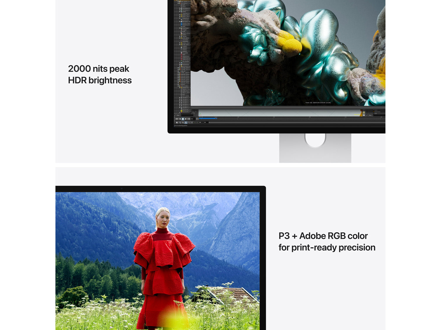 Apple Studio Display XDR - Nano-texture Glass - Tilt- and Height-Adjustable Stand (2026)
