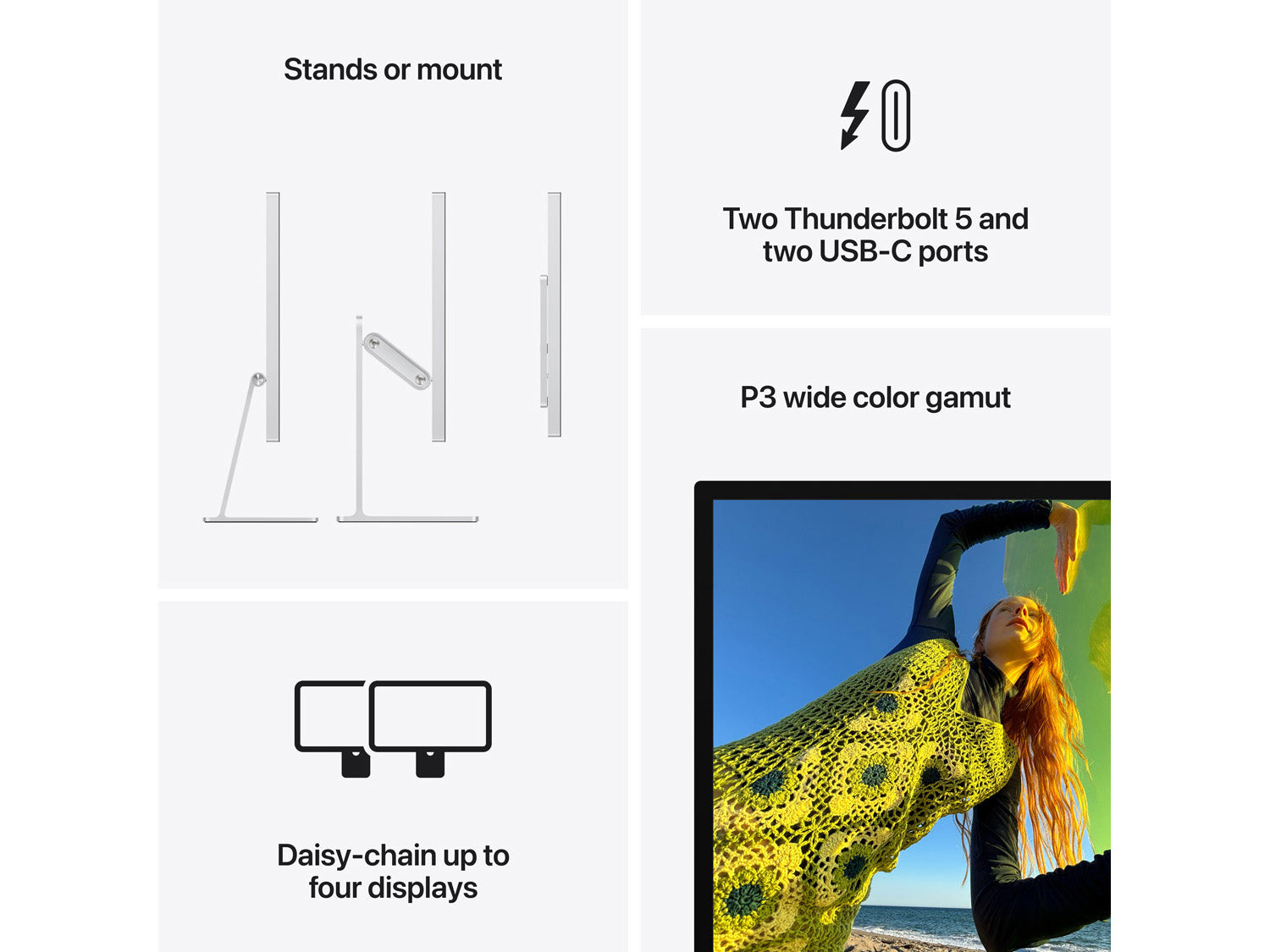 Apple Studio Display - Standard Glass - Tilt-Adjustable Stand (2026)