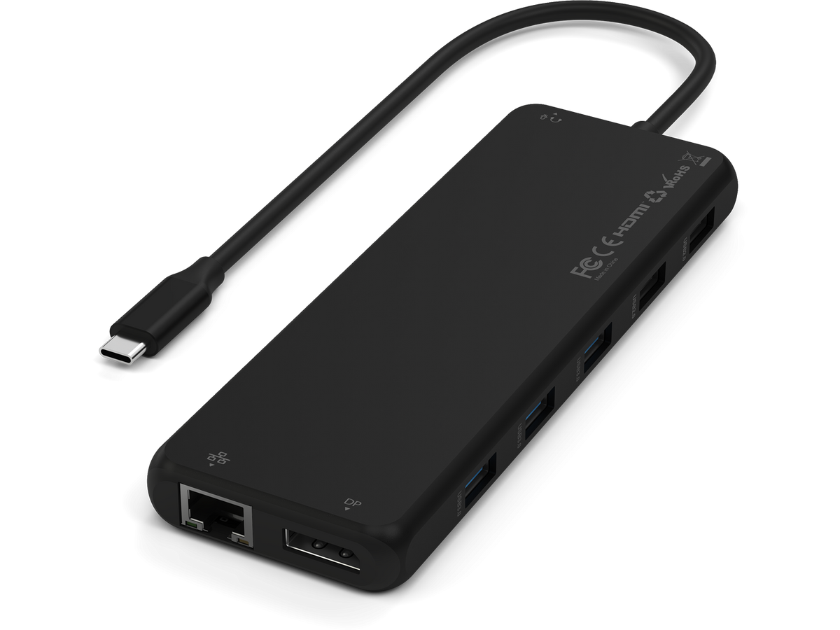Satechi 13-in-1 USB-C Triple Display Multiport Adapter - Black