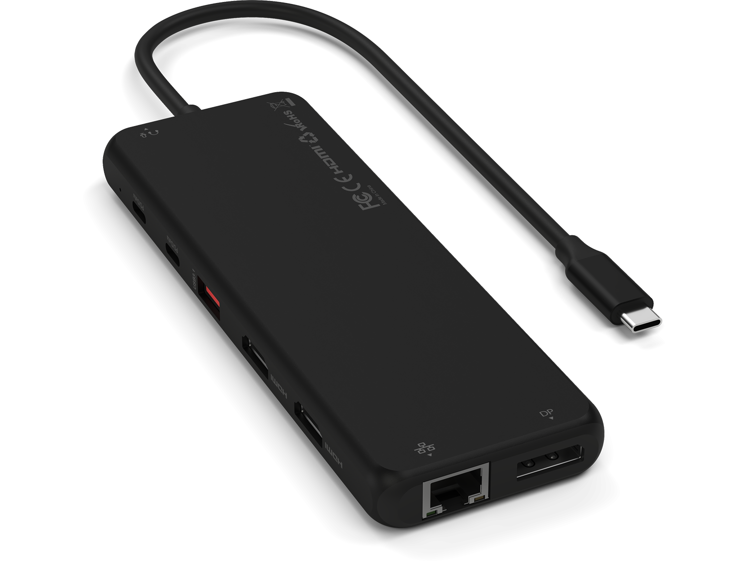 Satechi 13-in-1 USB-C Triple Display Multiport Adapter - Black
