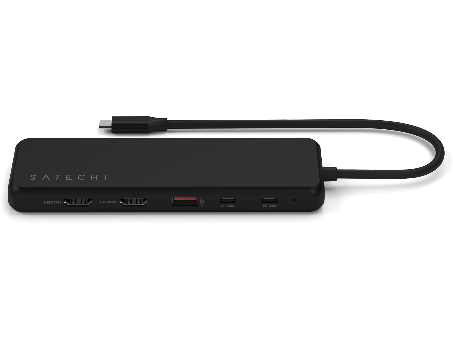 Satechi 13-in-1 USB-C Triple Display Multiport Adapter - Black