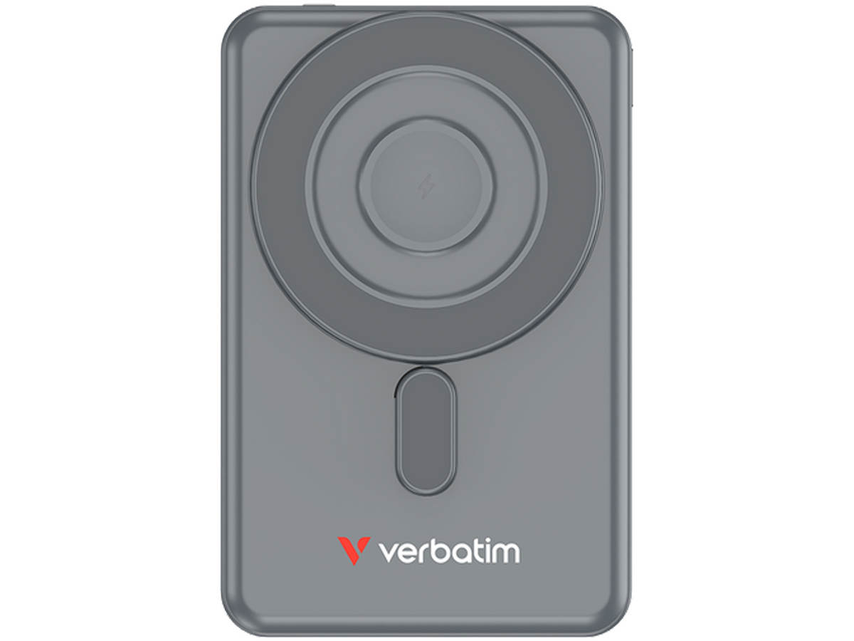 Verbatim Charge 'n' Go Two Cable Magnetic Wireless Charging 5,000mAh - Grey