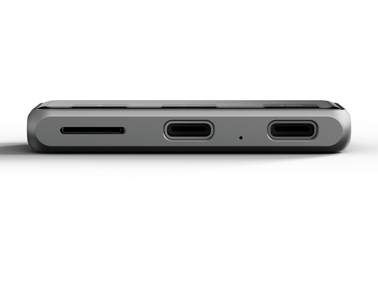 Satechi Mobile XR Hub with dual USB-C and microSD - Space Gray
