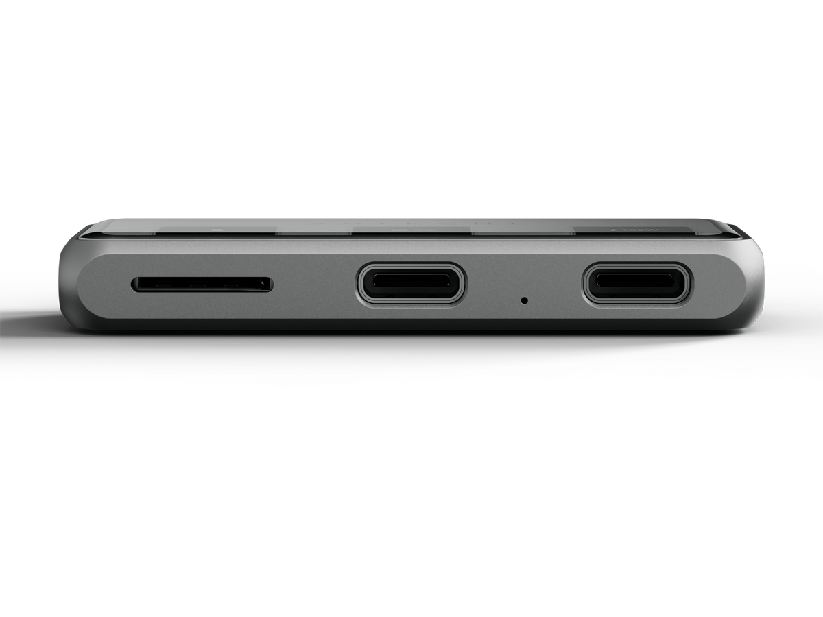 Satechi Mobile XR Hub with dual USB-C and microSD - Space Gray