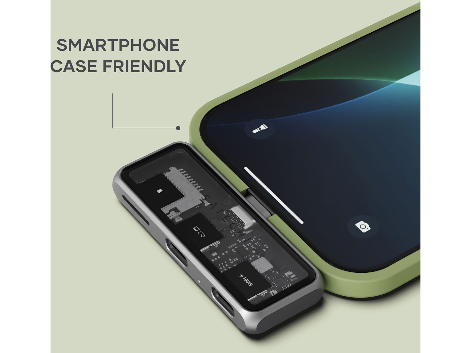 Satechi Mobile XR Hub with dual USB-C and microSD - Space Gray