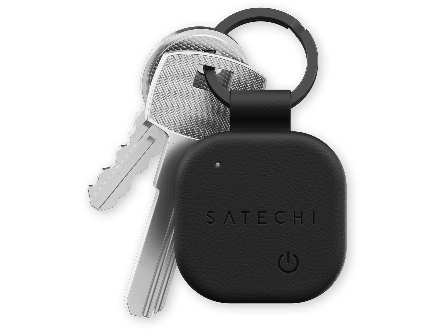 Satechi Vegan-leather Findall Keychain - Black