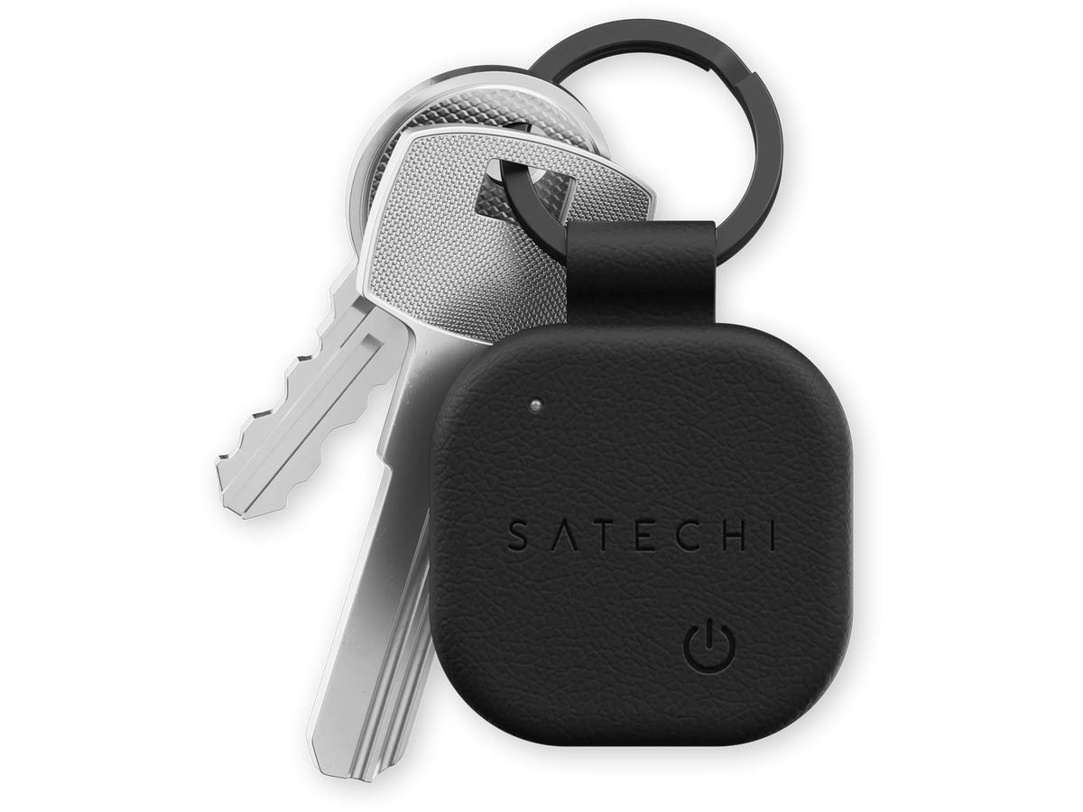 Satechi Vegan-leather Findall Keychain - Black