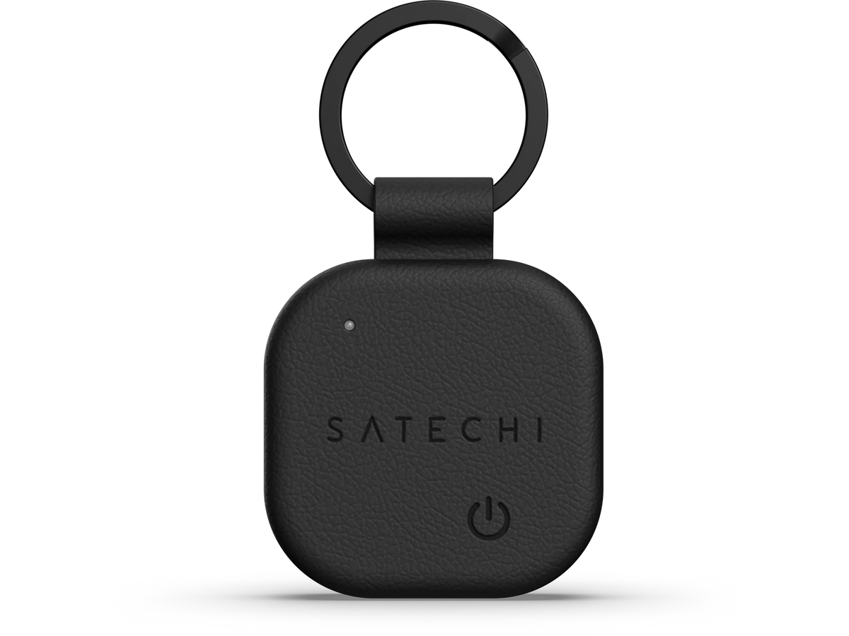 Satechi Vegan-leather Findall Keychain - Black