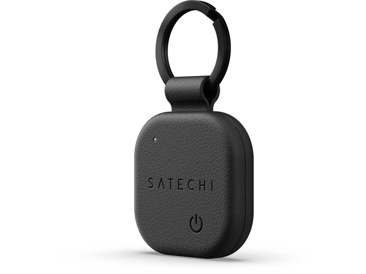 Satechi Vegan-leather Findall Keychain - Black
