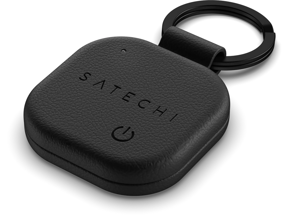 Satechi Vegan-leather Findall Keychain - Black